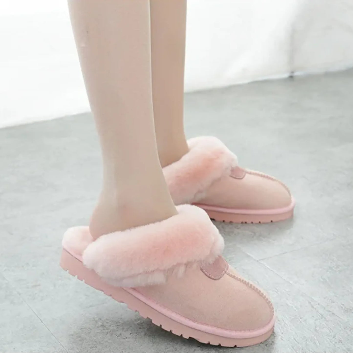 Sheepskin Fur Caterpillar Home Slippers