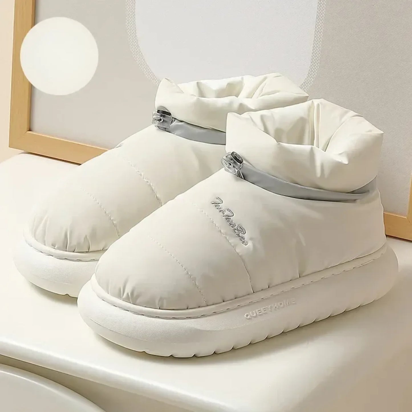 Waterproof Candy Colors Chunky Ankle Snow Boots