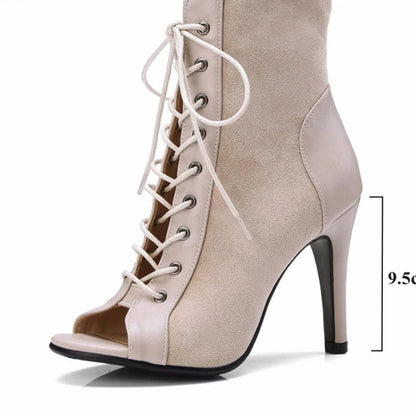 Summer High Heels Ankle Boots For Women