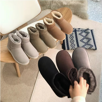 Genuine Shearling Water Resistance Winter Boots