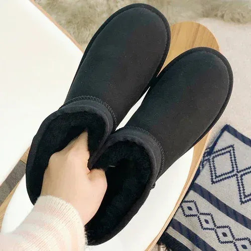 Genuine Shearling Water Resistance Winter Boots