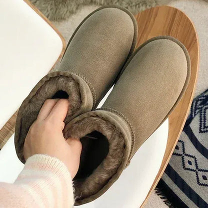 Genuine Shearling Water Resistance Winter Boots