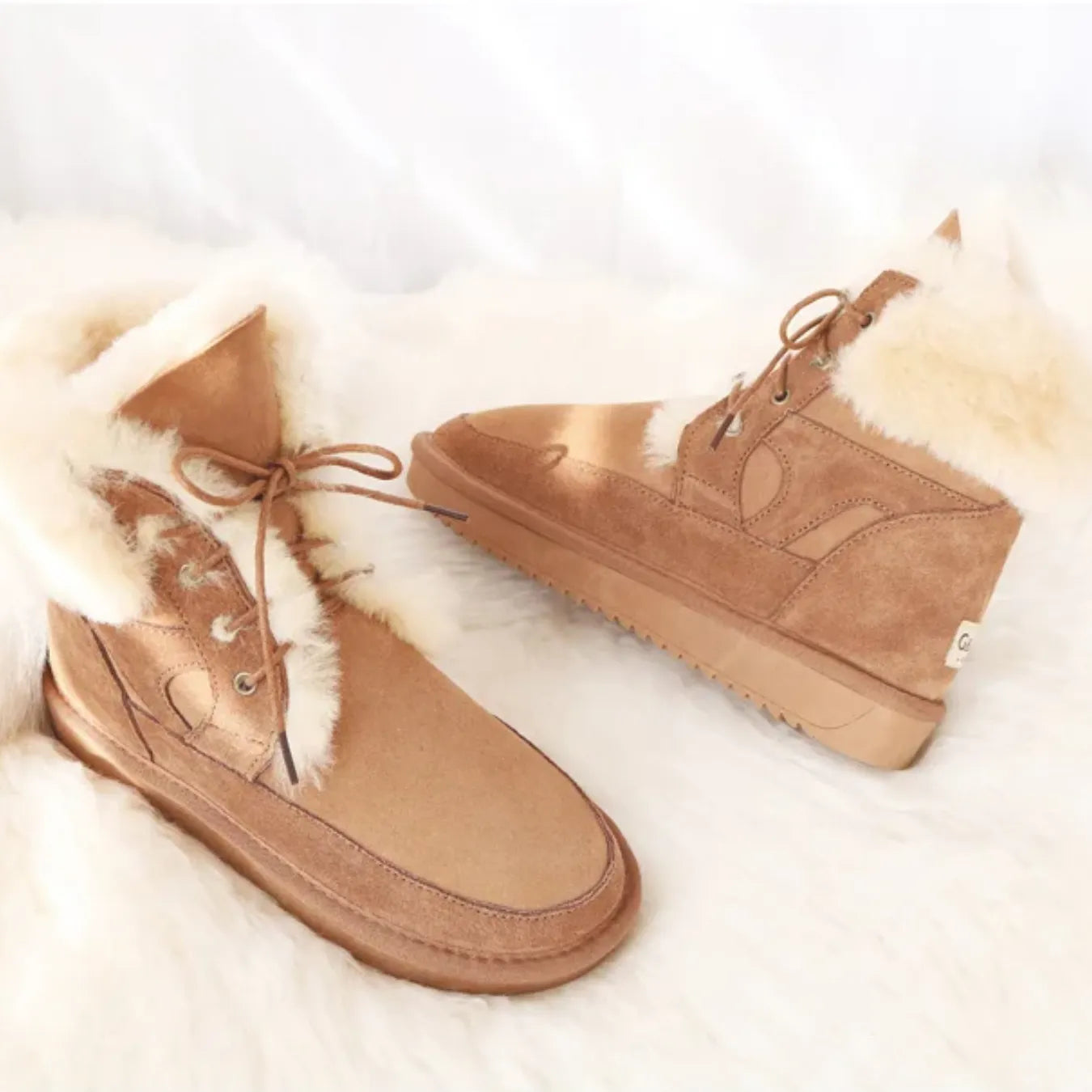 Genuine Australian Sheepskin Leather Snow Boots