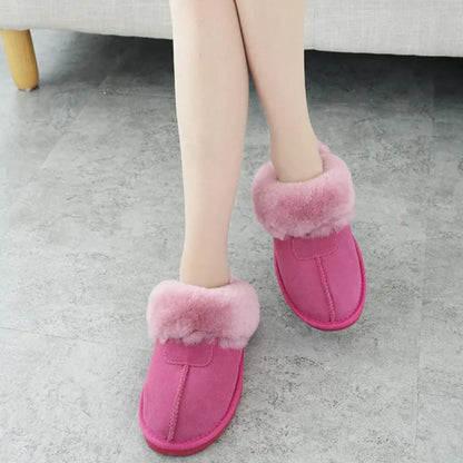 Sheepskin Fur Caterpillar Home Slippers