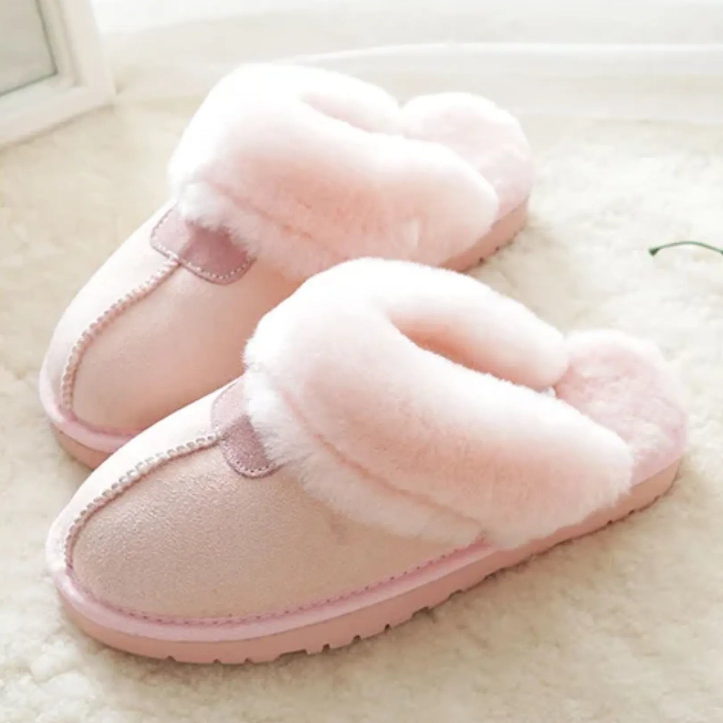 Sheepskin Fur Caterpillar Home Slippers